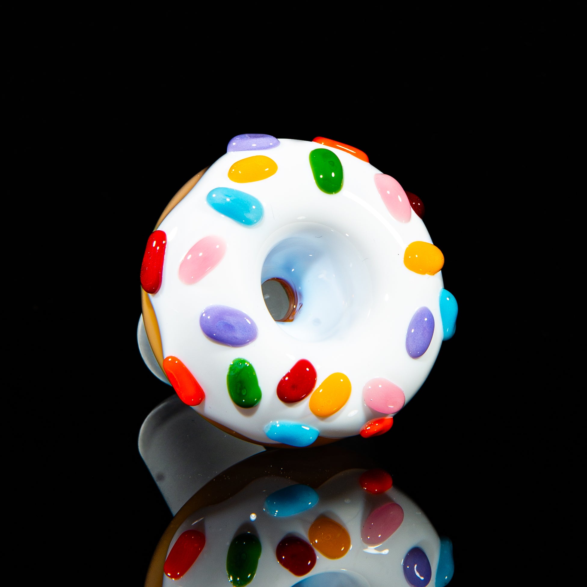 KGB Glass - Vanilla & Rainbow Sprinkles 18mm Slide