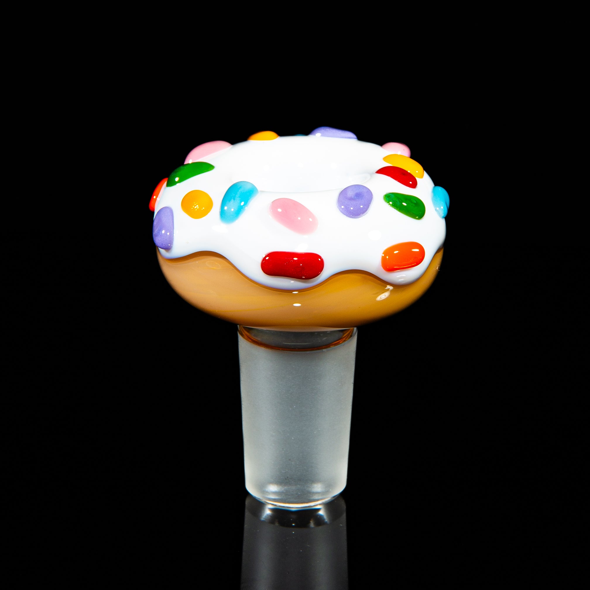 KGB Glass - Vanilla & Rainbow Sprinkles 18mm Slide
