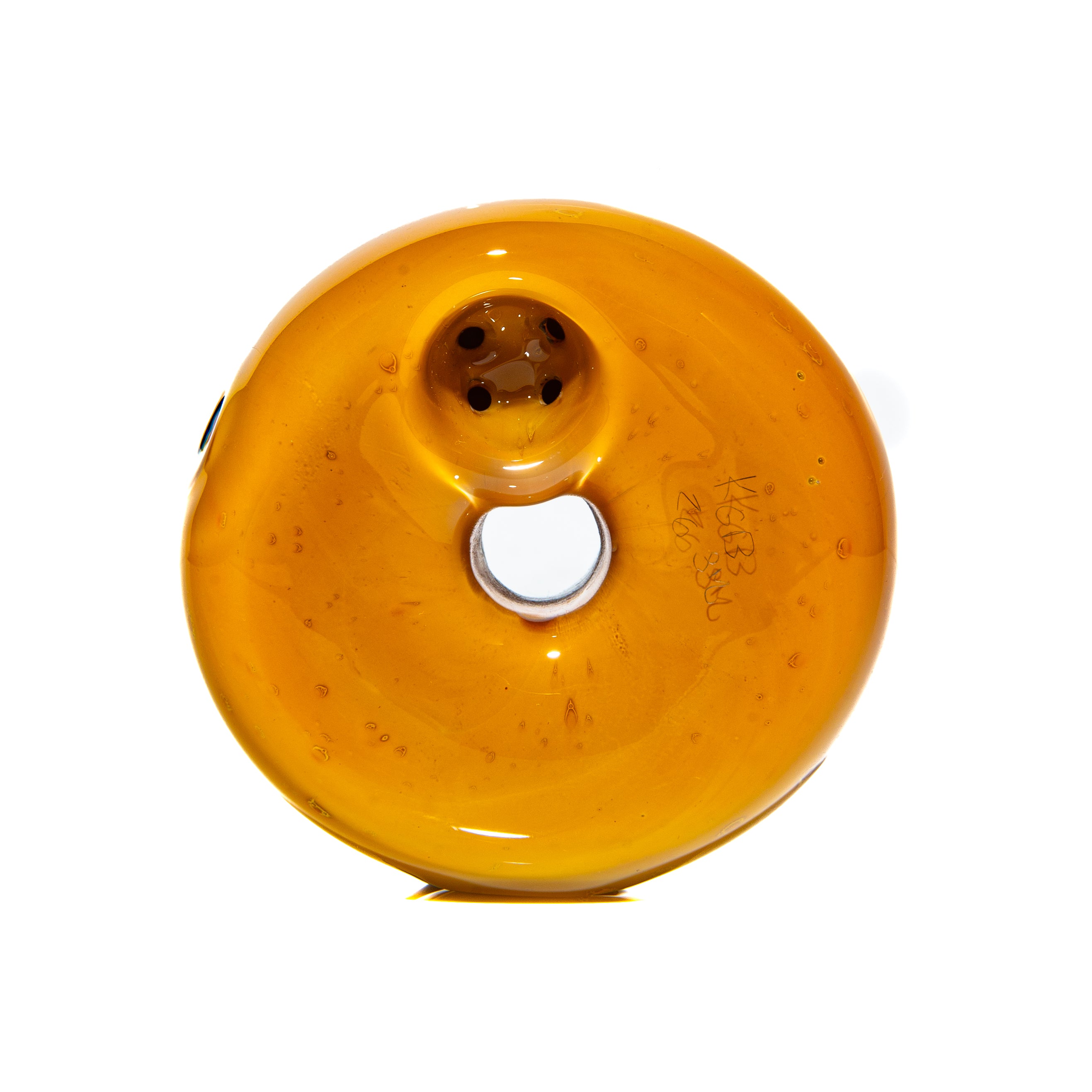 KGB Glass x Sarah Marblesbee - Fishman Donut Four Hole Pipe