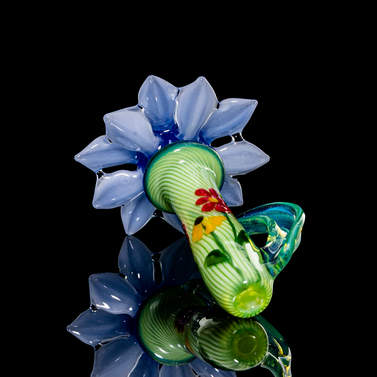 Lace Face x Sartia - Blue Daisy Chillum