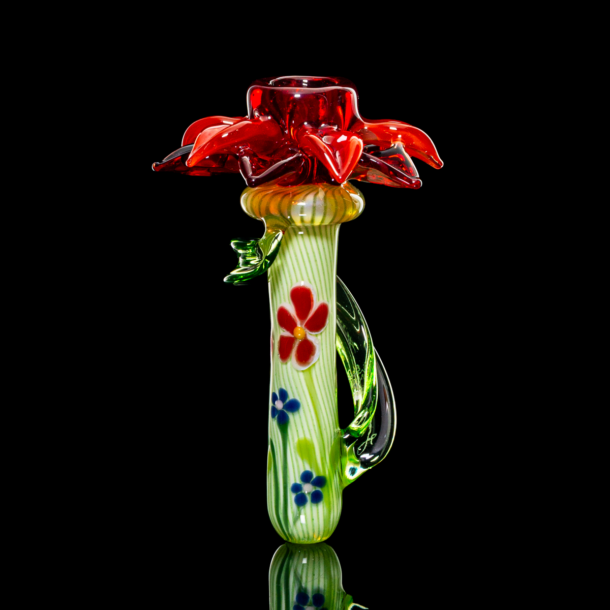 Lace Face x Sartia - Red Daisy Chillum