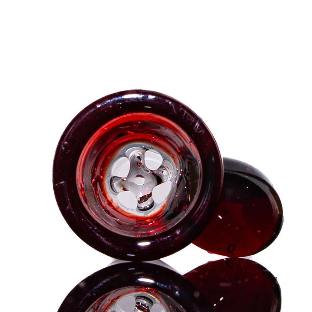 Llerandi Glass - Ruby Slippers Four Hole 14mm Slide