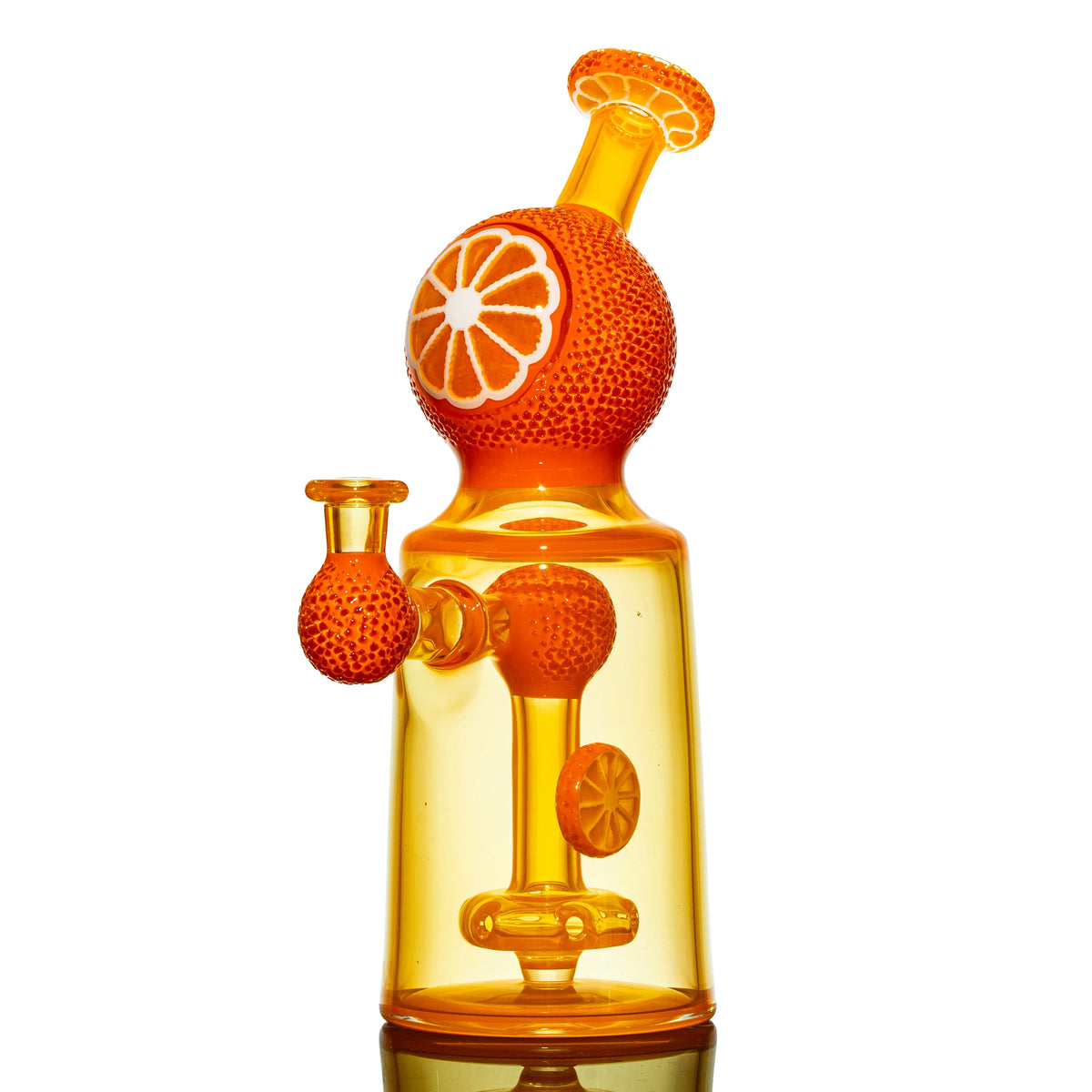 Hand-blown glass piece by Sam Lyons