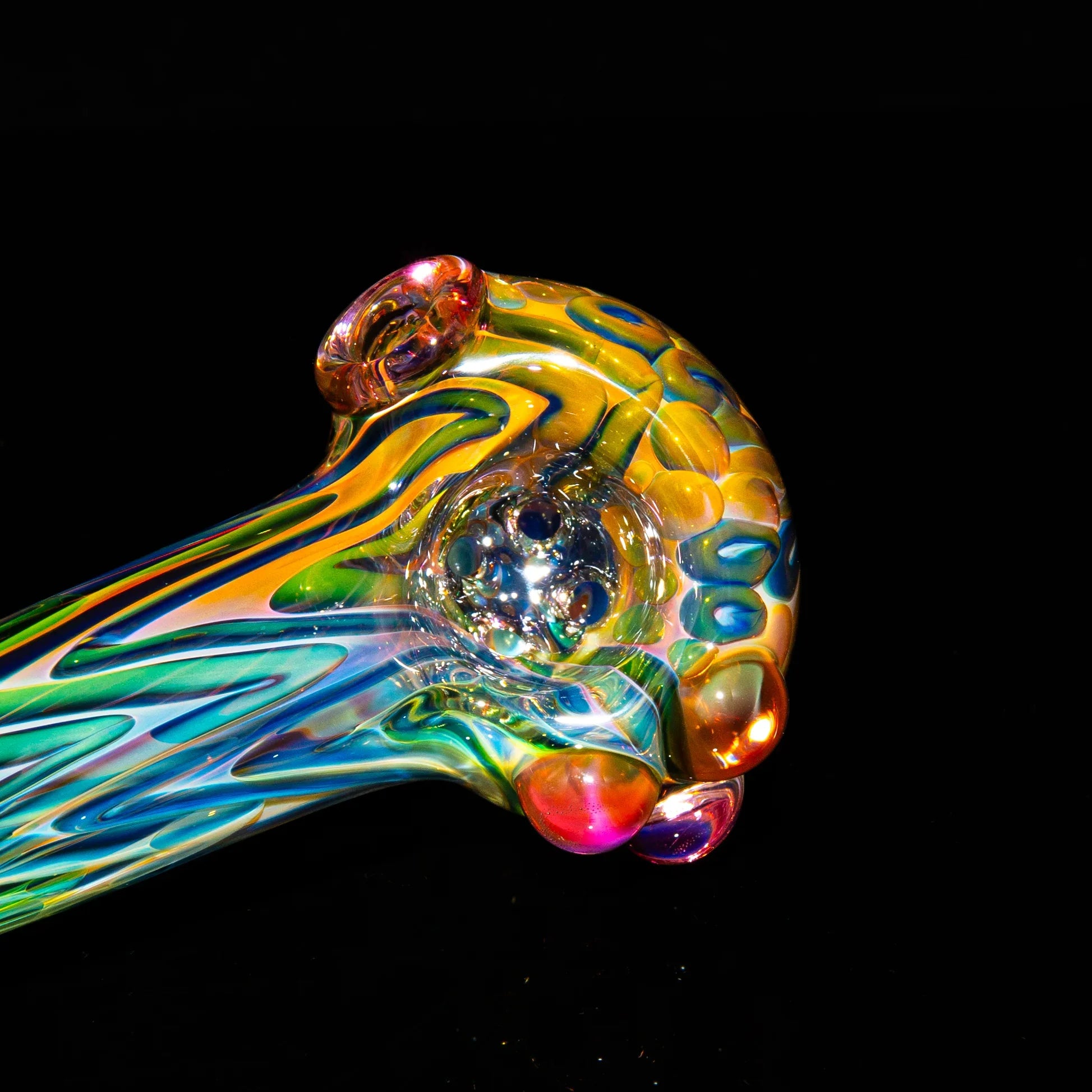 Sarah Marblesbee - Inside Out Fumed Four Hole Spoon