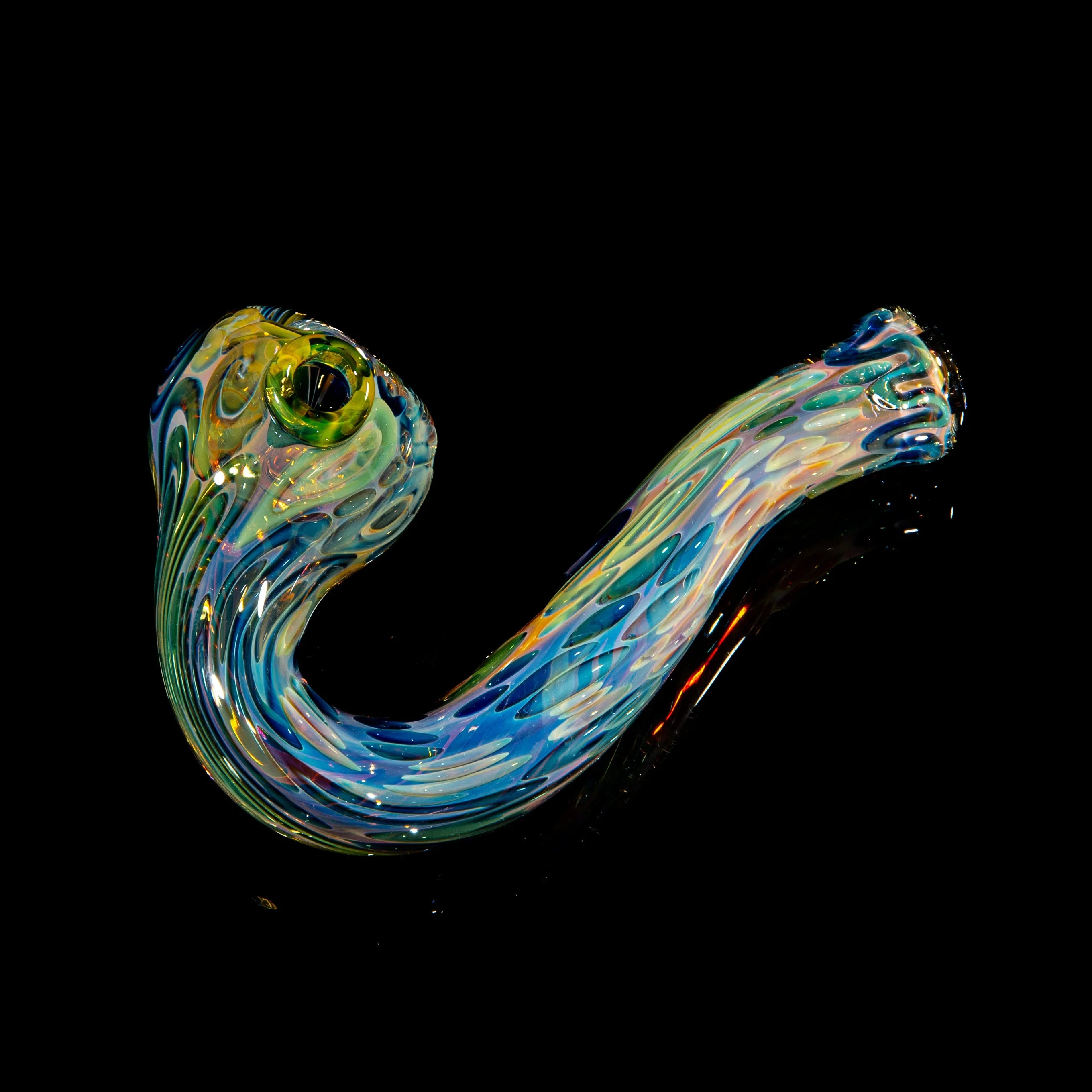 Sarah Marblesbee - Yellow Dotted Four Hole Sherlock