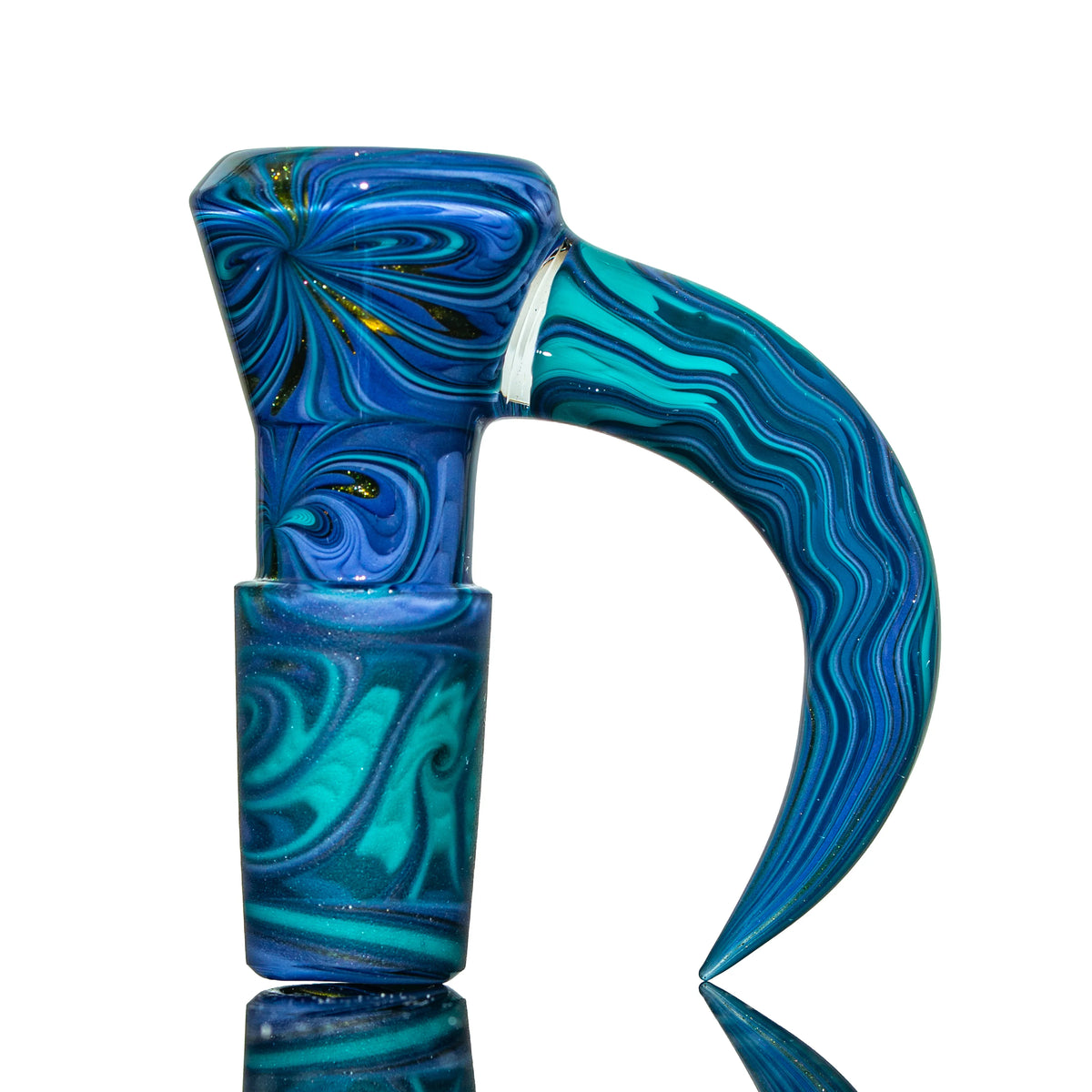 Simple Lemon Farmer - Blue & Purple Linework Fully Worked 18mm Slide