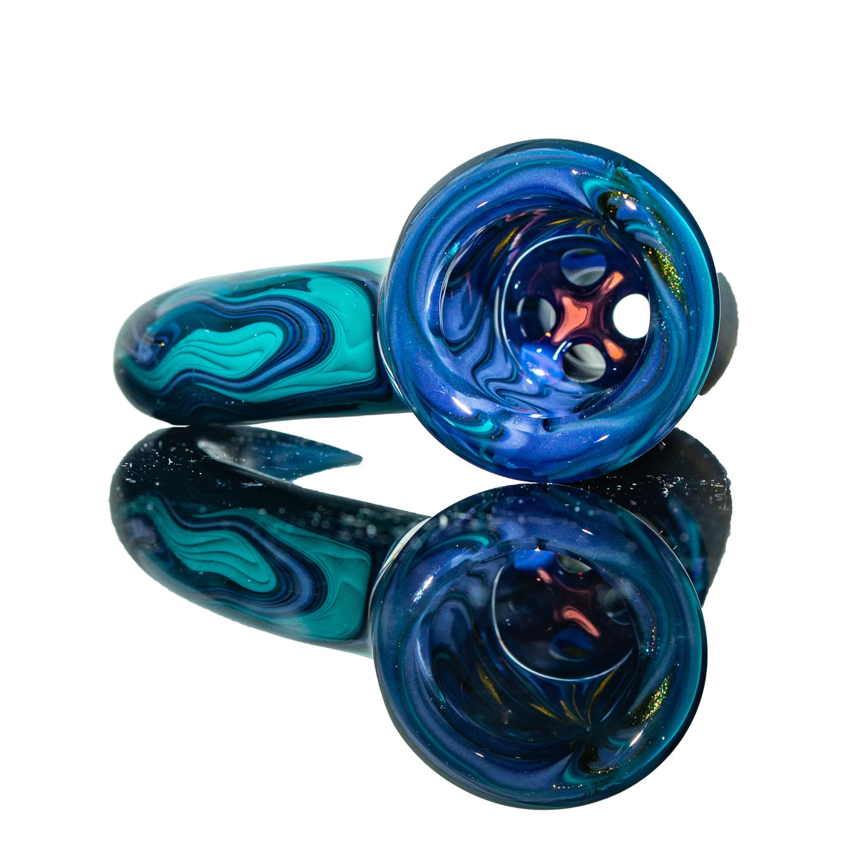 Simple Lemon Farmer - Blue & Purple Linework Fully Worked 18mm Slide