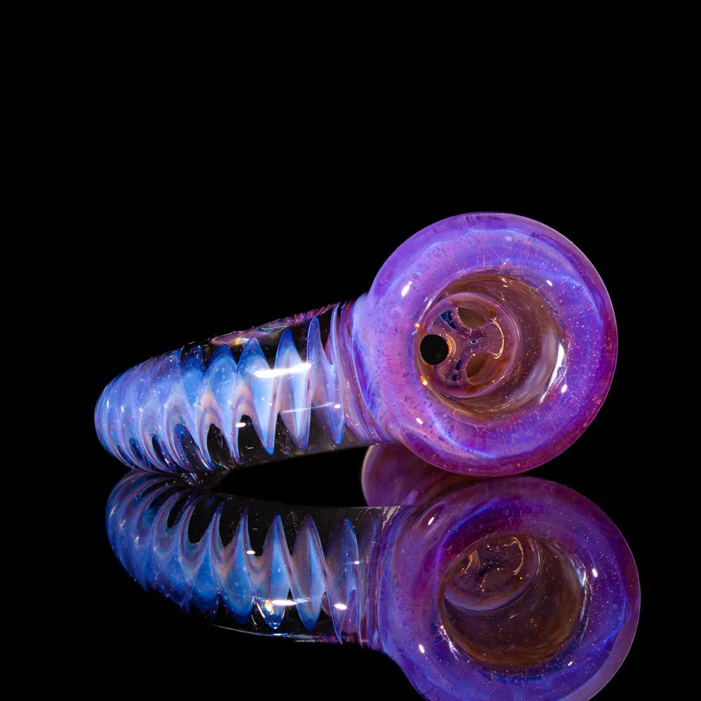 Simple Lemon Farmer - Ghosted Pink Slyme, Poppy Sparkle & Electrum Honeycomb Fully Worked 18MM Slide