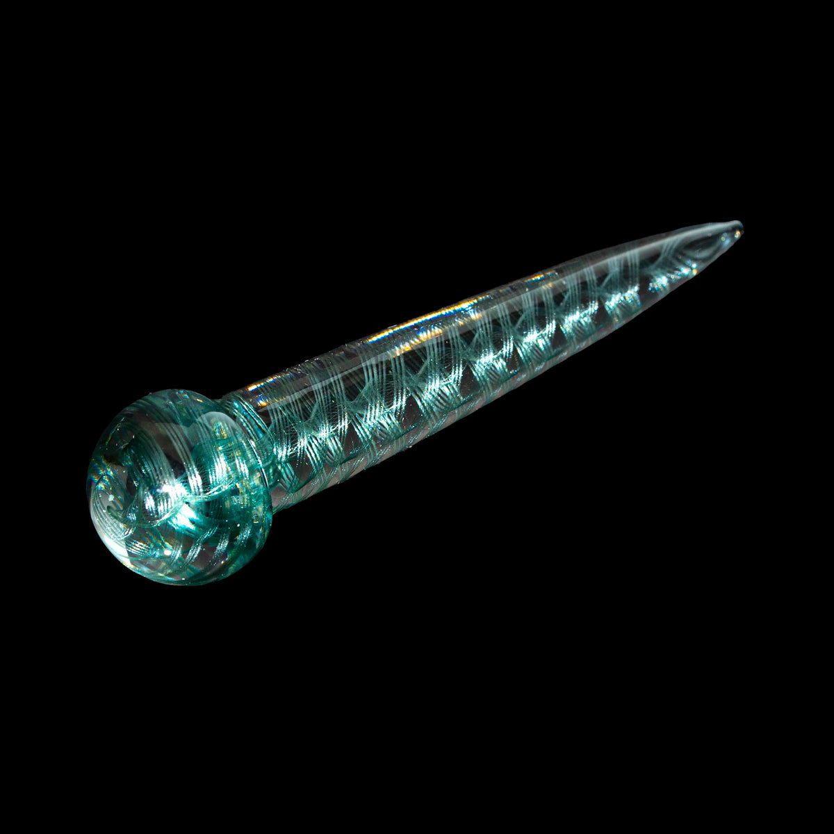 Hand-blown glass Neptunium Poker by Simple Lemon Farmer