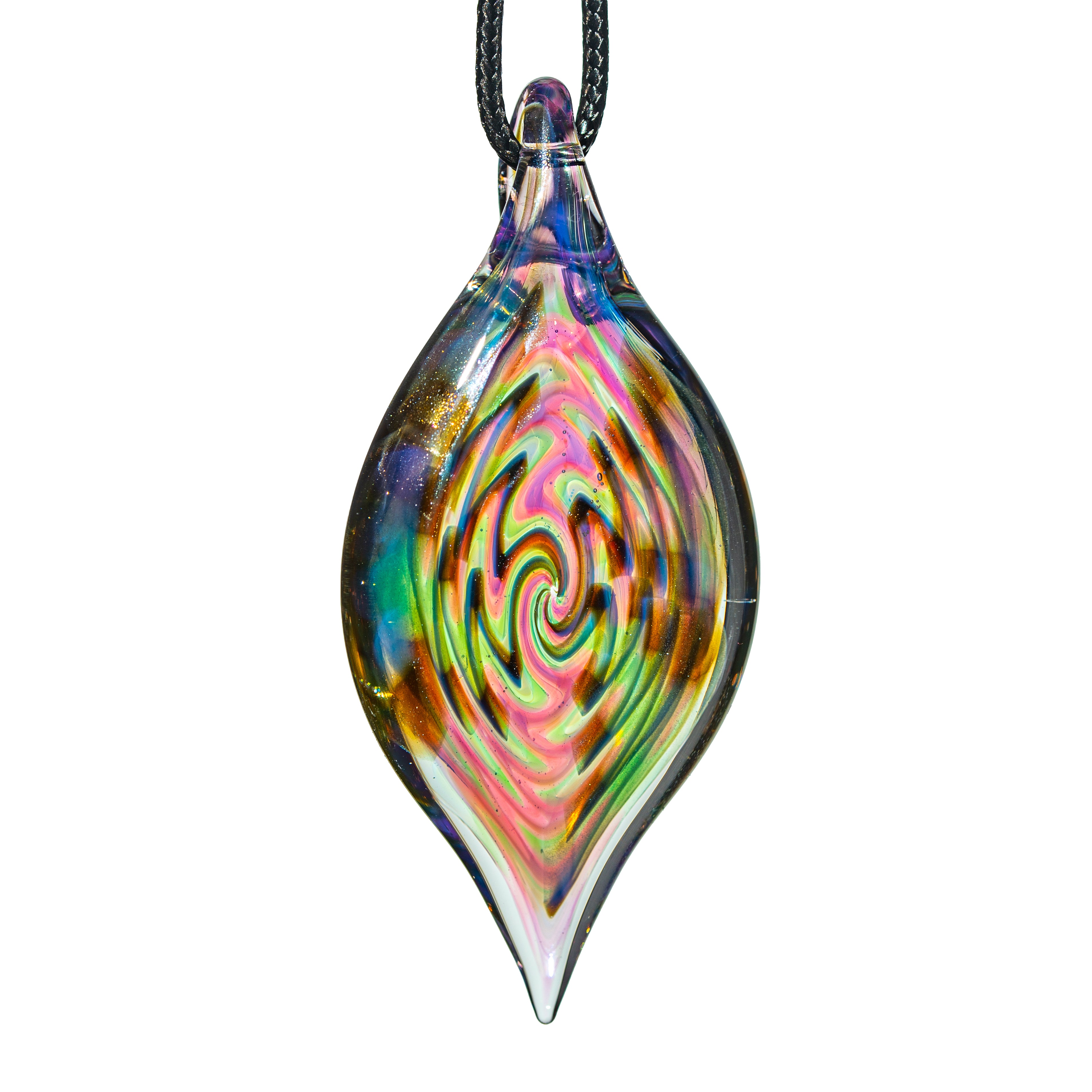 Simple Lemon Farmer - Stained Glass Pendant