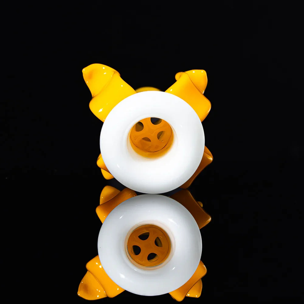 Simple Lemon Farmer x Coyle - Banana Yellow & White Samurai Banana 18MM Slide
