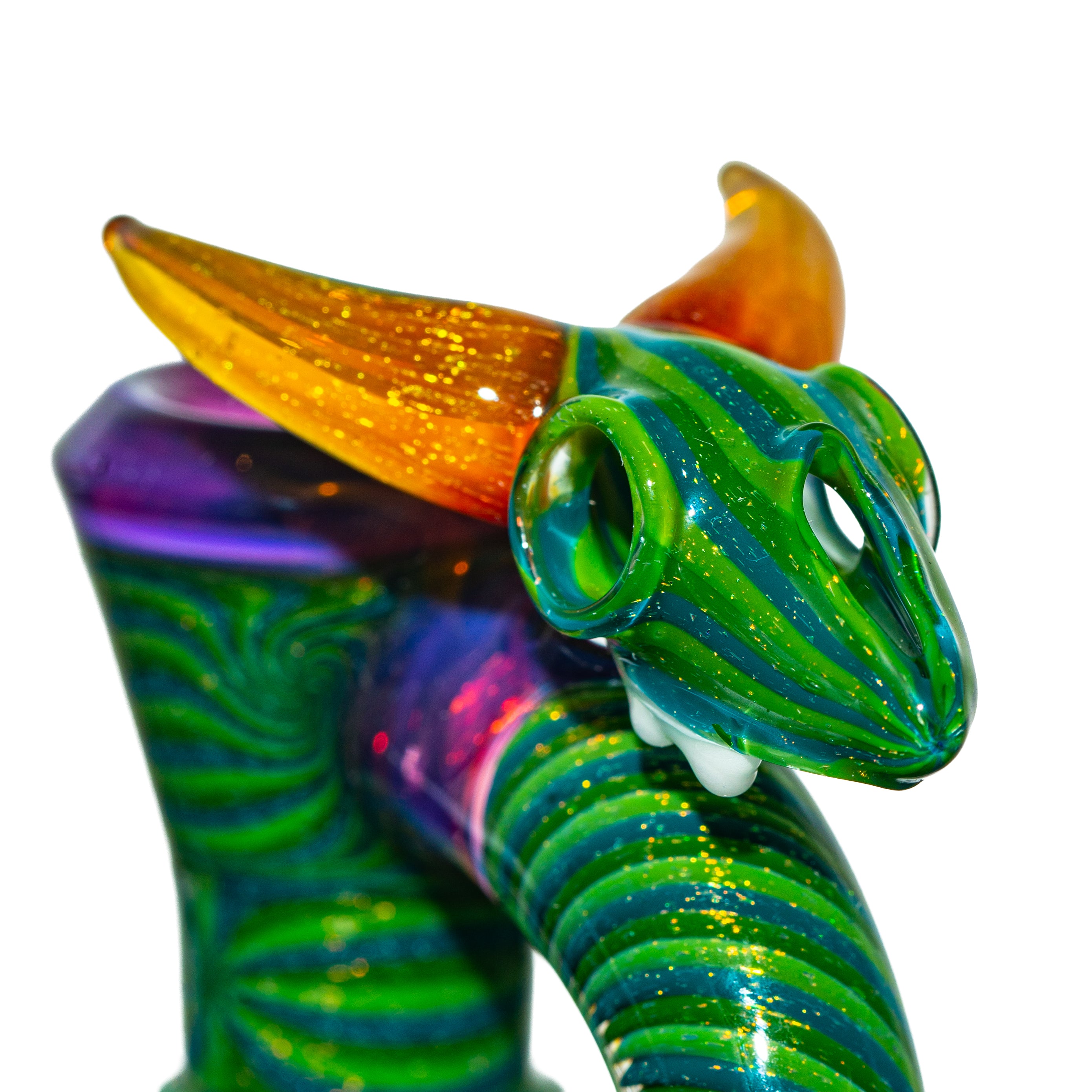 Simple Lemon Farmer x Darby Holm - Longhorn Skull Fulled Worked 18mm Slide