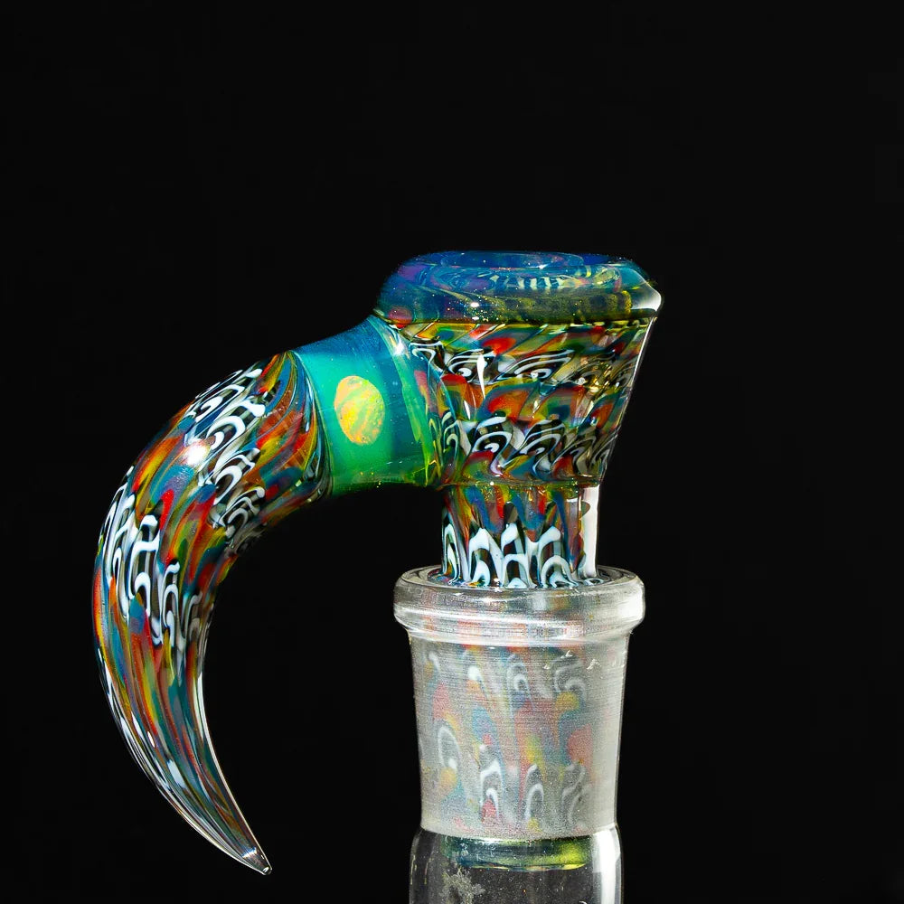 Simple Lemon Farmer x KNW Glass - Kuroda Tech Opal Fully Worked 18MM Slide