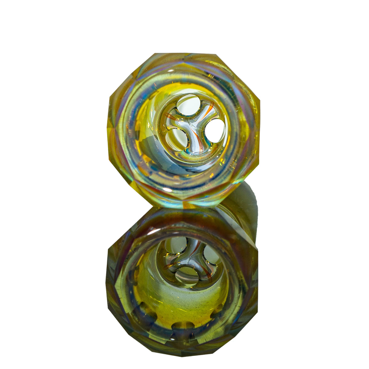 Simple Lemon Farmer x Mr. Facet - Purple Rainbow Fully Worked 18mm Slide