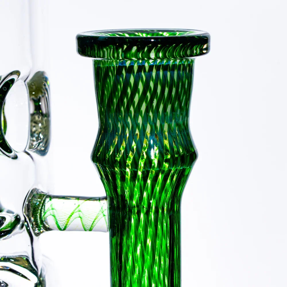 Simple Lemon Farmer x Shamby Glass - Green Money & Citrine Tower