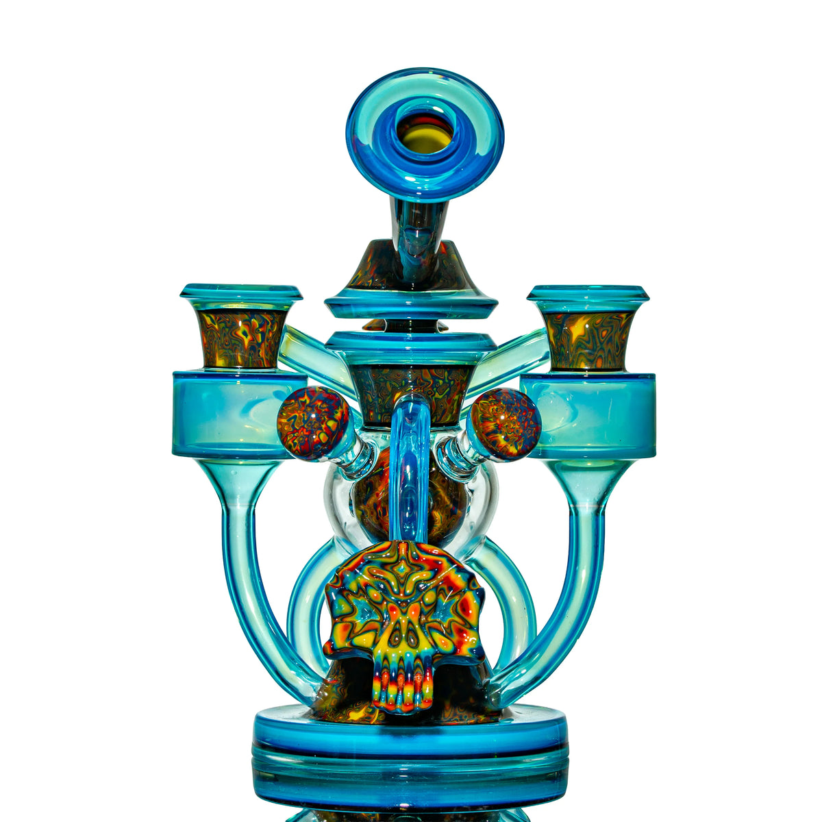 Hand-blown glass dab rig by Siren Apparatus x Fefee
