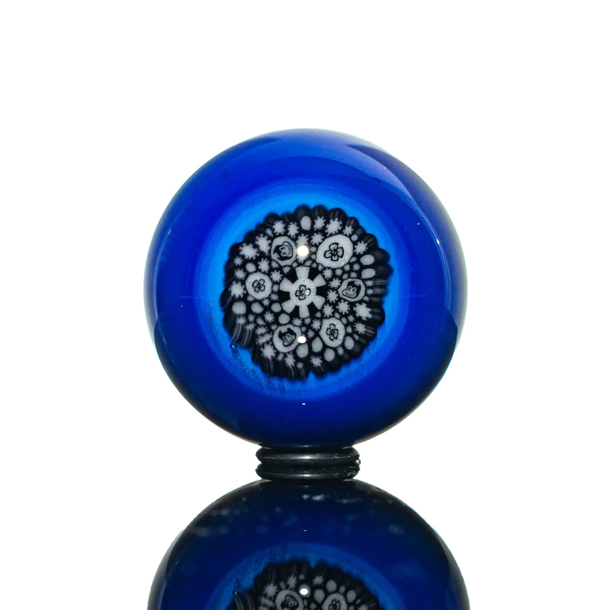 Hand-blown glass marble by Henry Hollingsworth