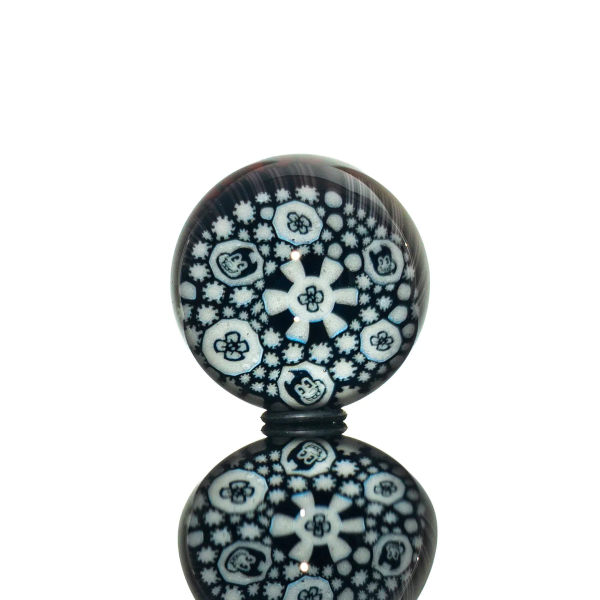 Henry Hollingsworth - Gold Ruby Double Chip 20mm Marble 3