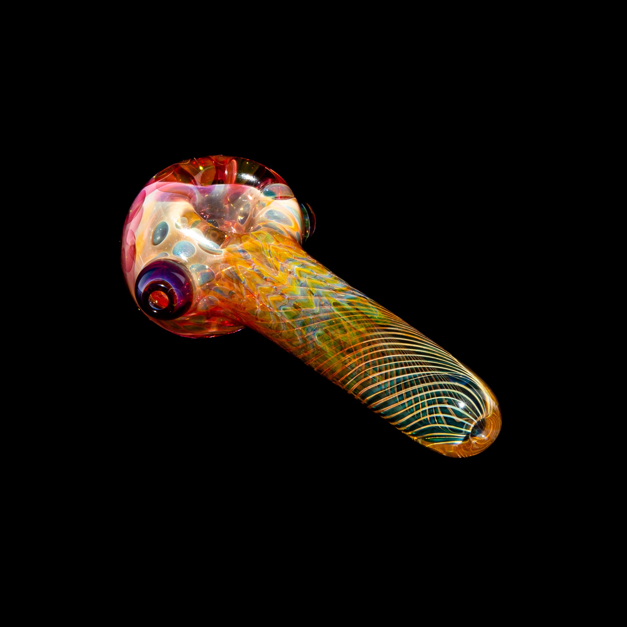 Stevie P - Gold Fume Dot Box Cap Spoon