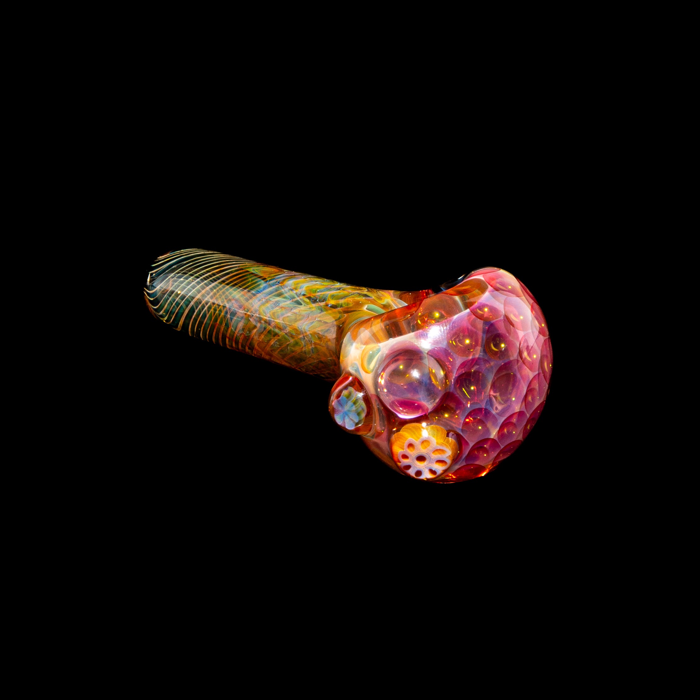 Stevie P - Gold Fume Dot Box Cap Spoon