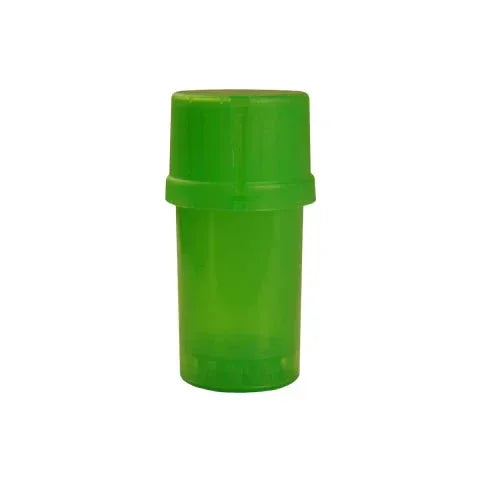 Translucent green plastic storage container with secure lid, isolated on white background