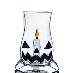 Drinking Vessels: Tru Chalk Glass - Jack-O'-Lantern Cup