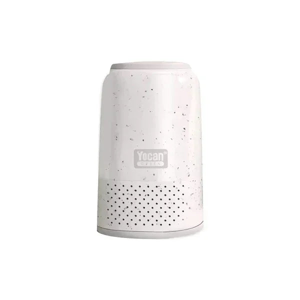 Yocan Green Invisibility Cloak white air filter with modern speckled design