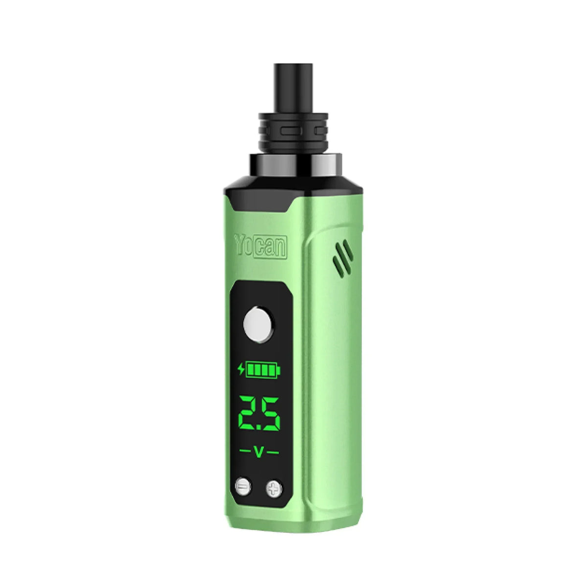 Bamboo green 510 dab pen vaporizer with digital display and single button control