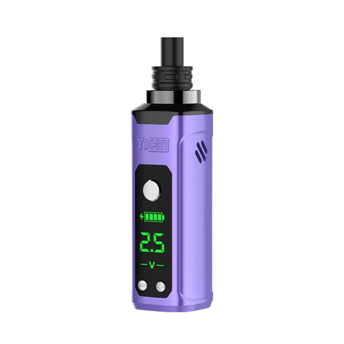 Sunset purple 510 thread dab pen vaporizer with LCD display and adjustable voltage settings