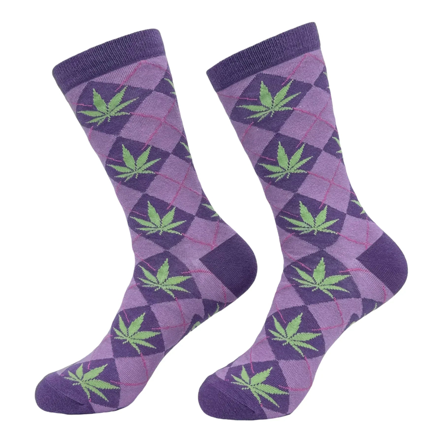 Crazy Dog - Argyle Weed Women's Socks