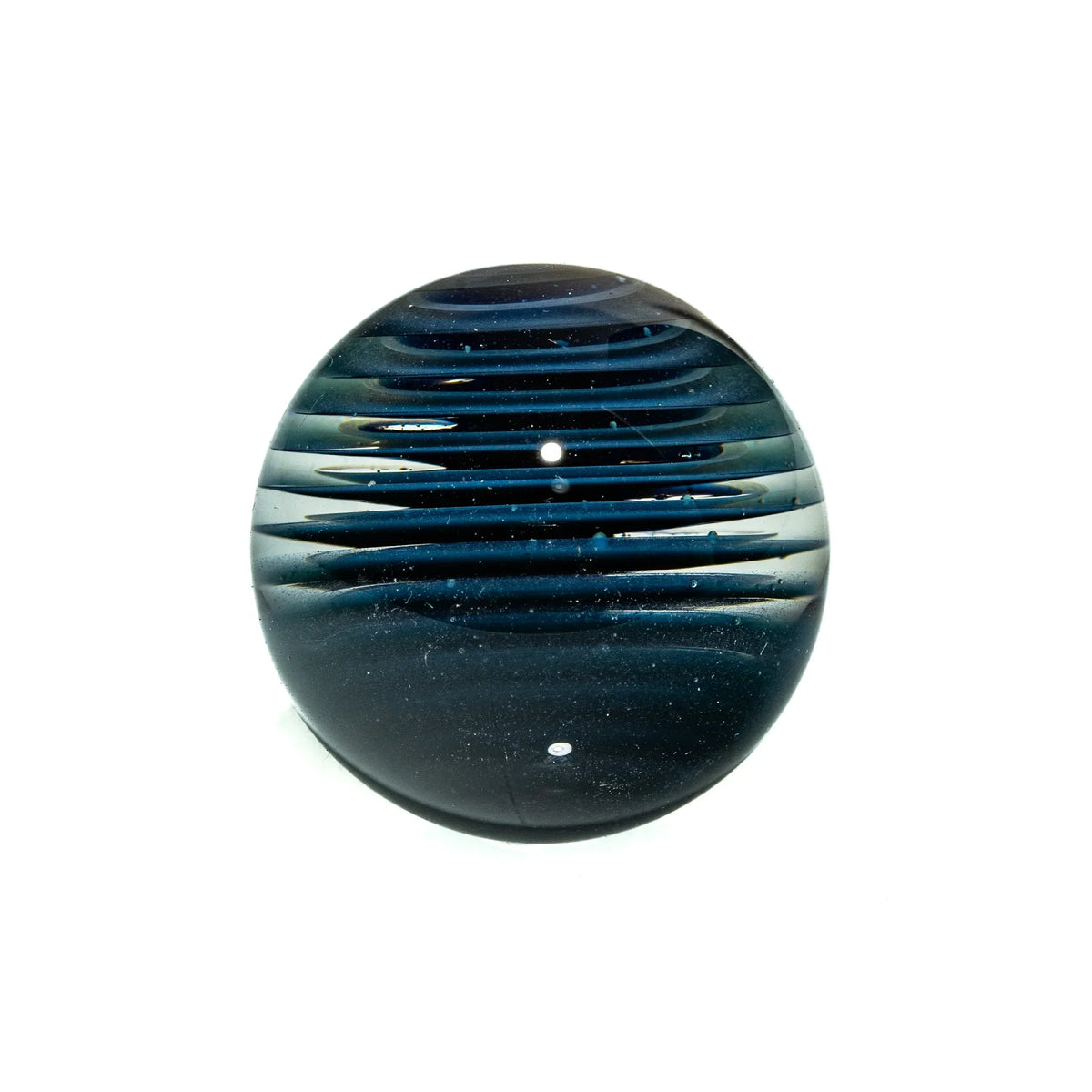 Austin Wilson Glass - Electrum & Cobalt Filigree 23MM Marble