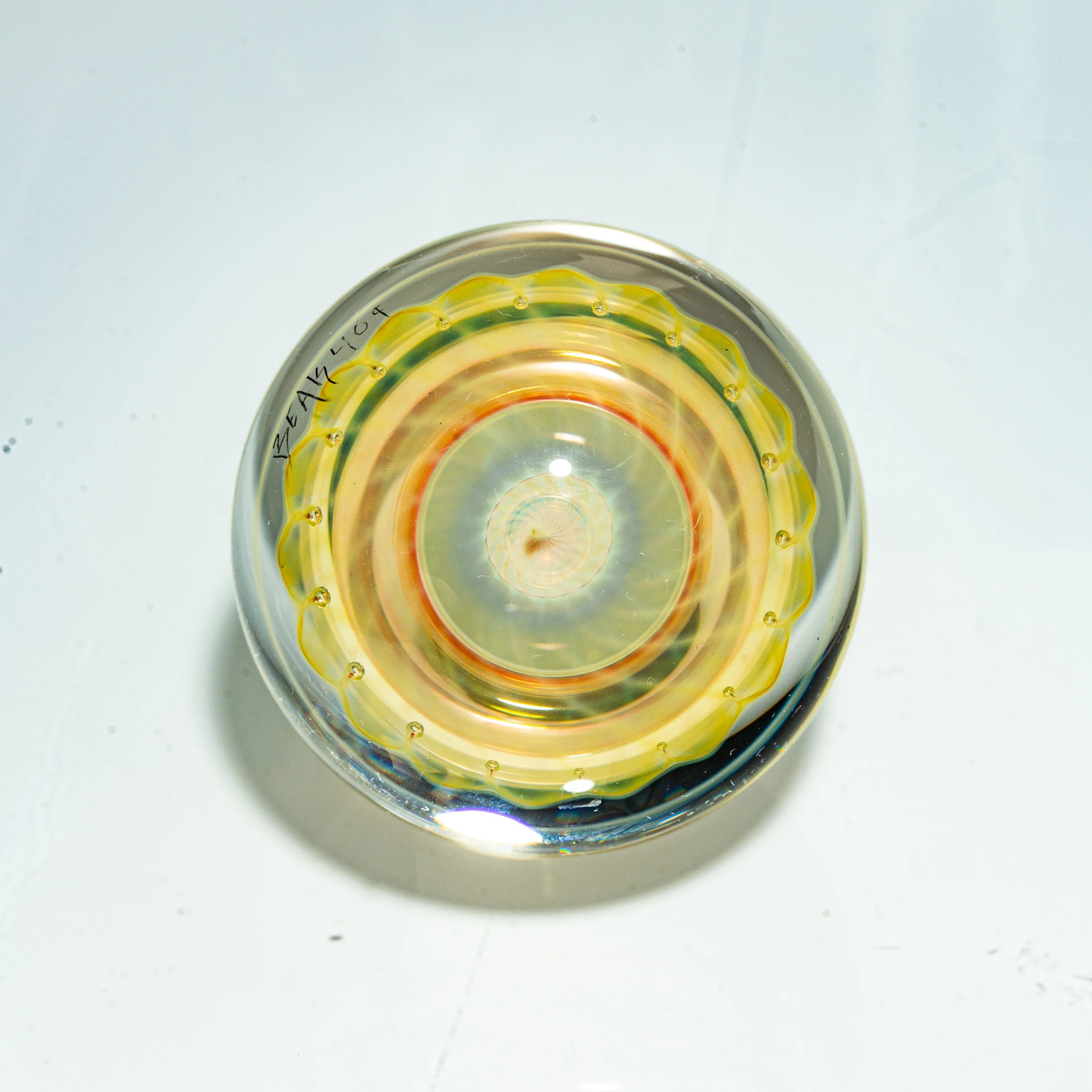 Beak Glass - Toroidol Marble #409 35MM Marble