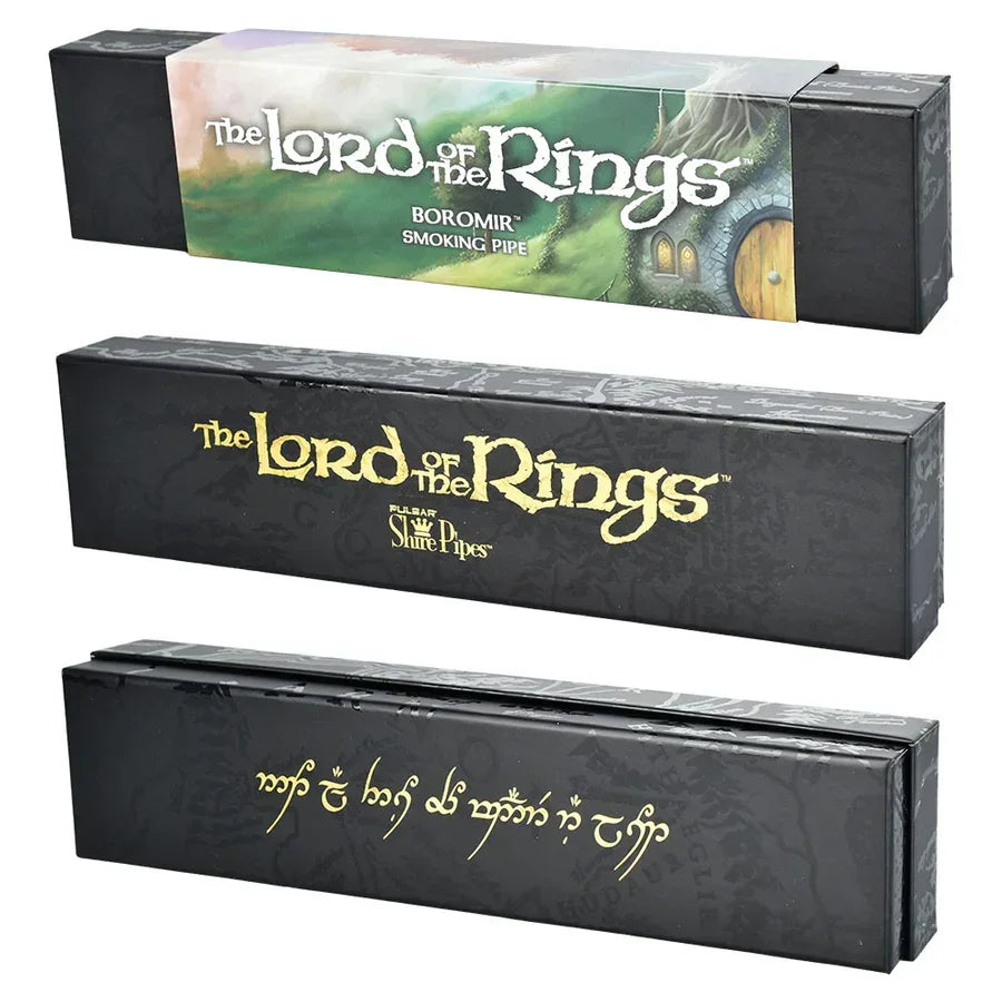 Lord of the Rings Boromir smoking pipe box with fantasy-themed packaging