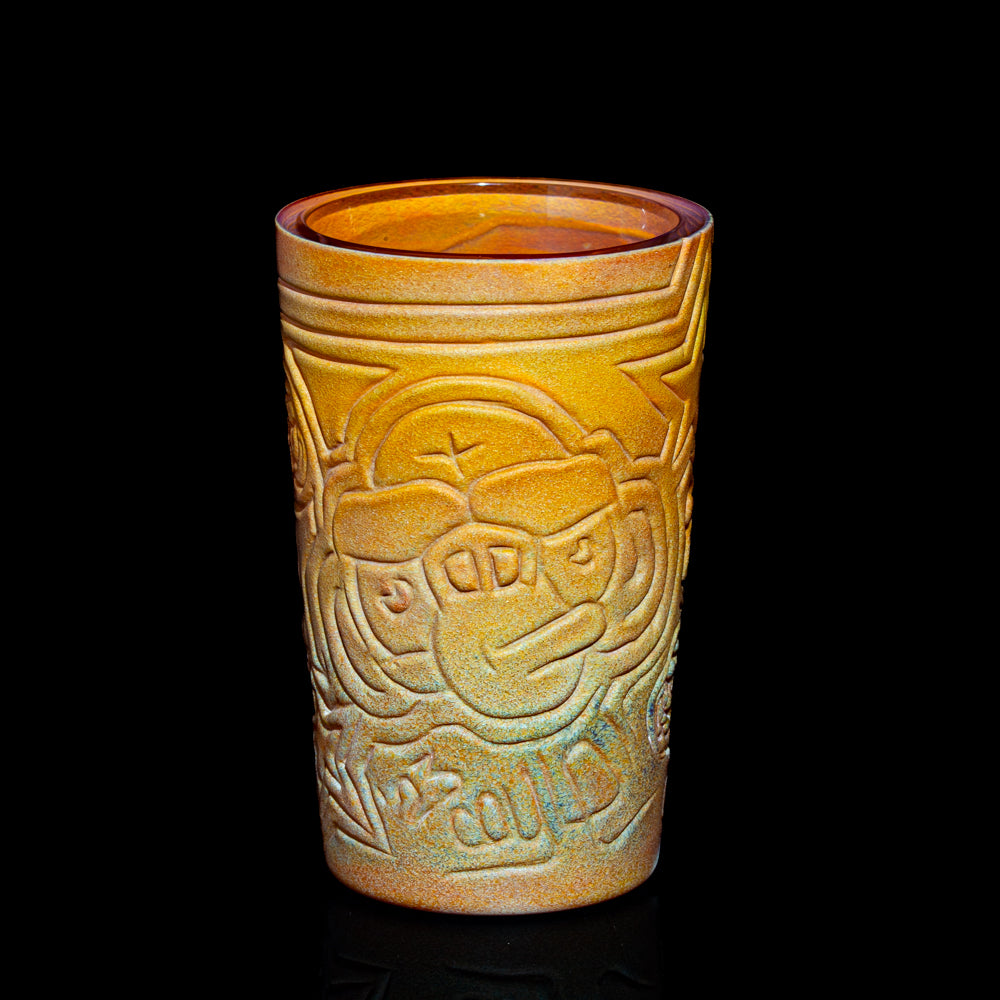 Drinking Vessels: Coyle - Silver Strike Hot Carve Cup