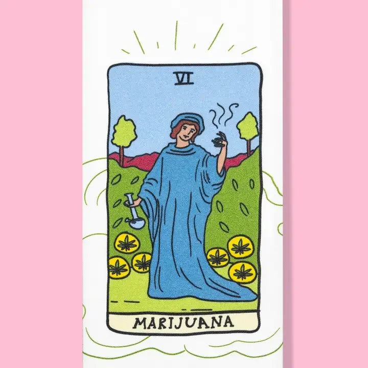Bad Grandma - Marijuana Tarot Dish Towel