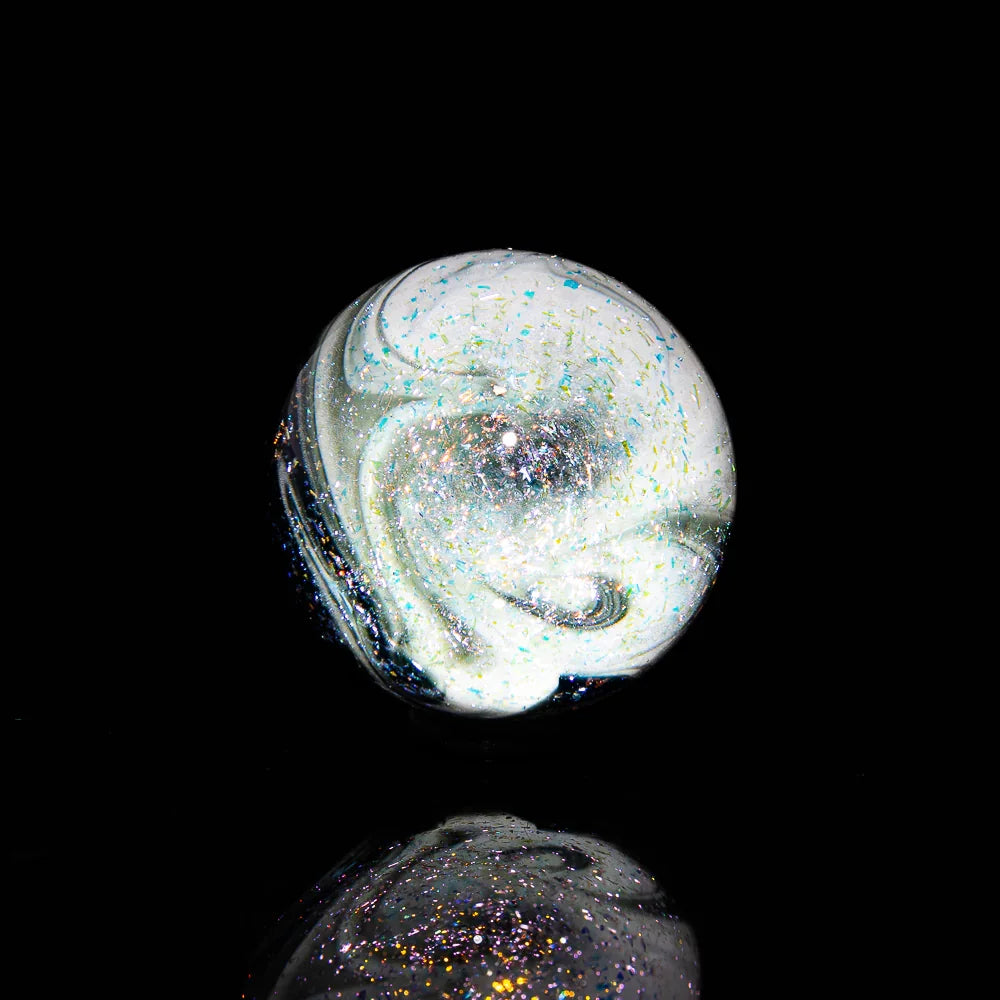 Henry B - Black & White Dichro 26MM Marble