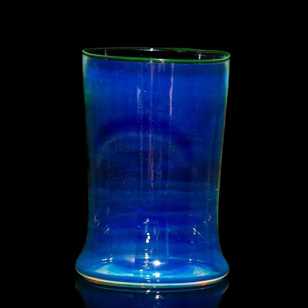 Henry B Glass - Flared Green Lippy Cup