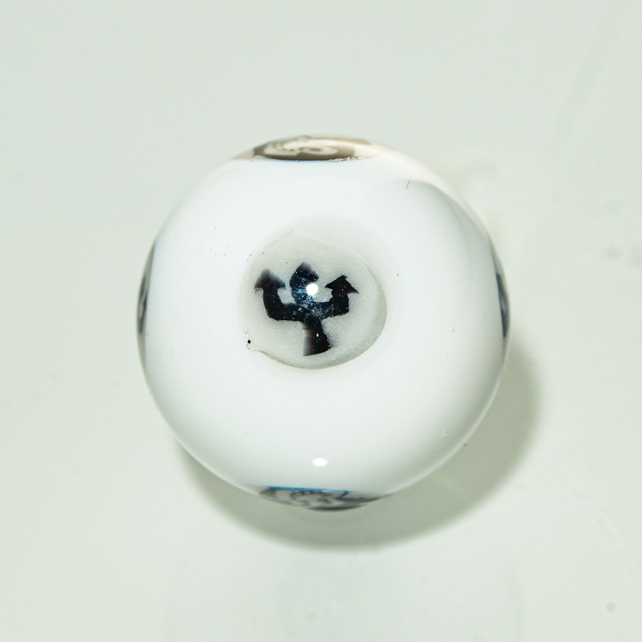 Henry Hollingsworth - Black & White Milli 17MM Marble