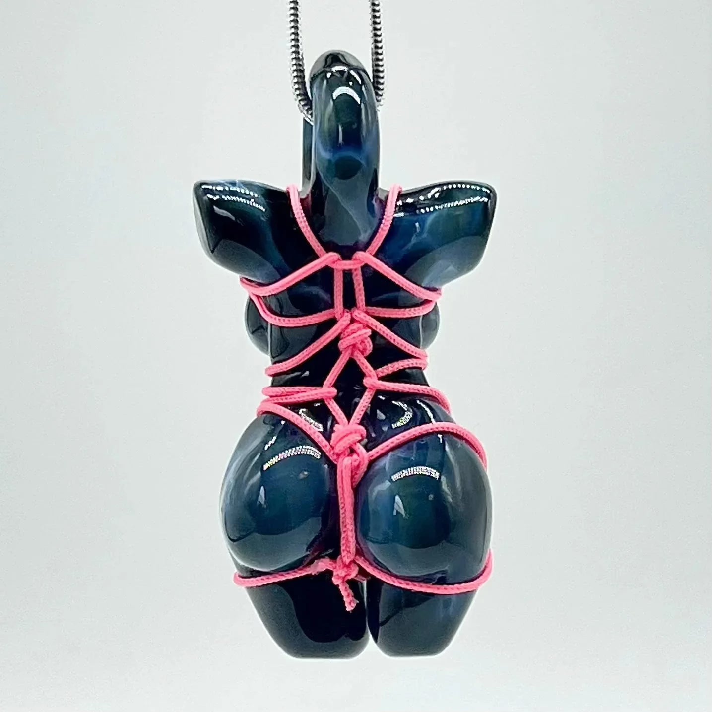Glass By Ariel - Fade To Black Torso Pendant