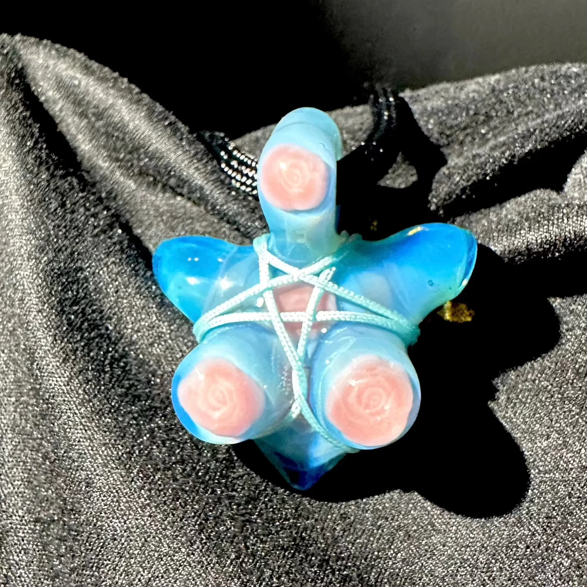 "Summer Baecation" - Kushy x Glass By Ariel - Floral Bust Pendant