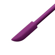 Purple silicone dab tool with flat tip for concentrates and smoking accessories