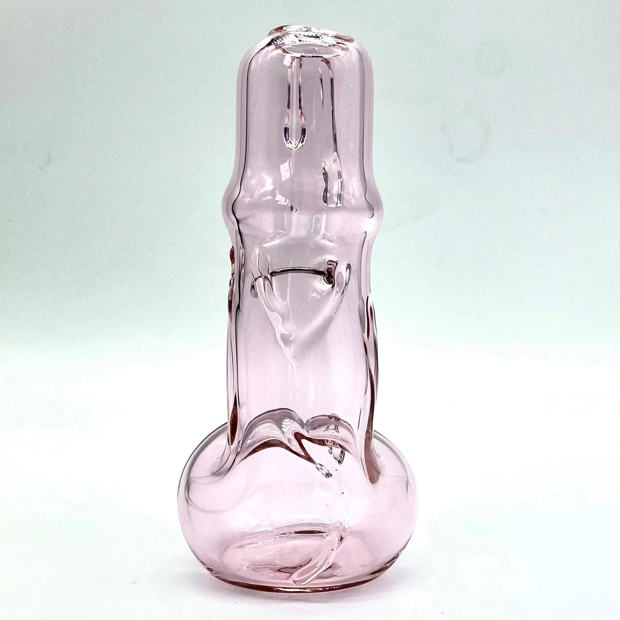 Glass By Ariel - Pink Sapphire & Ghost Dick Vase