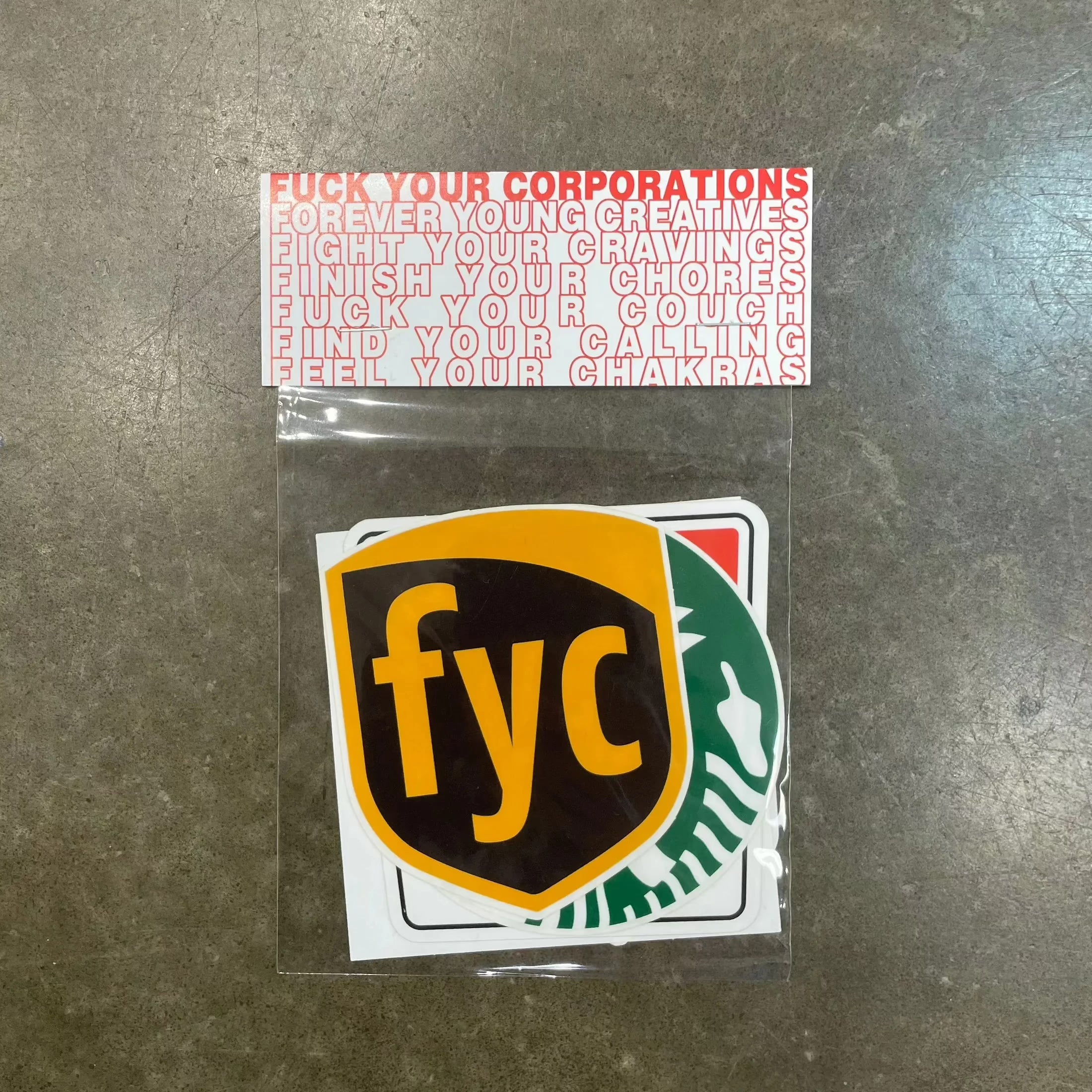 FUCK YOUR CREW - Sticker Pack