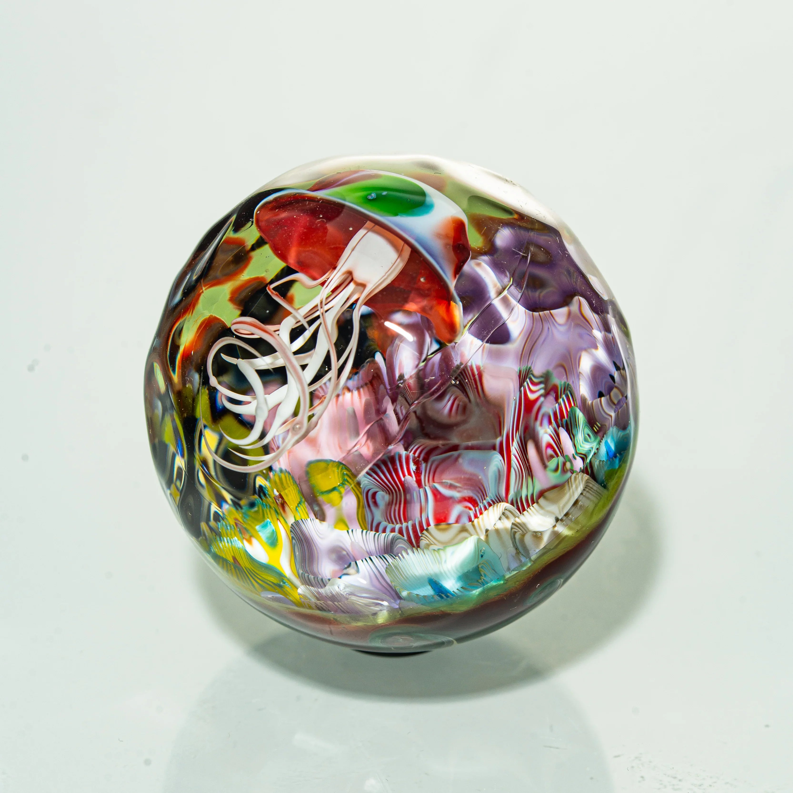Josh Mazet - Red & Green Jelly Pool 45MM Marble