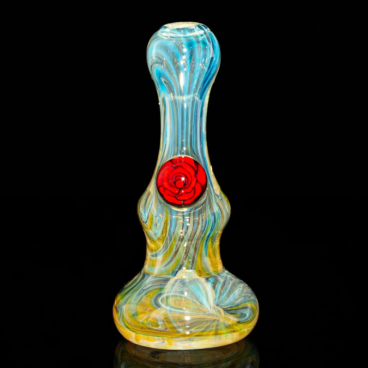 Citifield 6/21/23 hand-blown glass piece by Justin Galante