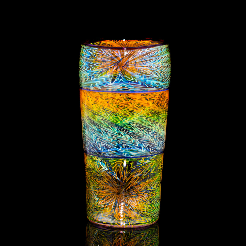 Drinking Vessels: KRA Glass - All The Colors Pint Glass