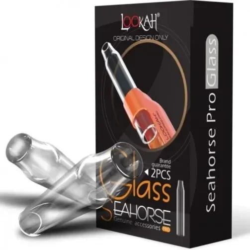 Lookah Seahorse Pro glass tip 2-pack replacement accessories with retail box