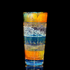 Drinking Vessels: Matt 2000 - Seven Section Fumed Pint Glass