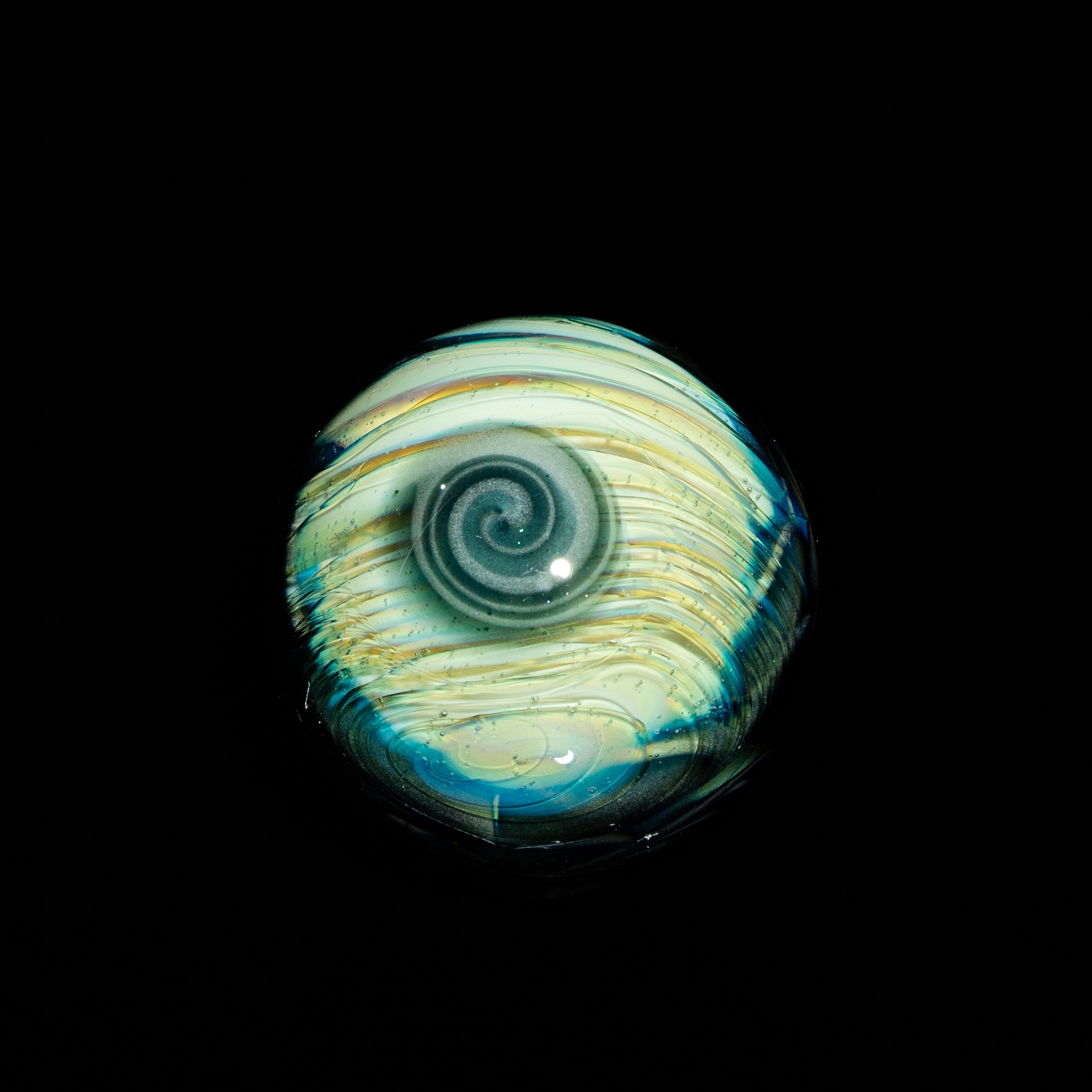 Matweeko Glass - Euro Galaxy Spiral 30MM Marble