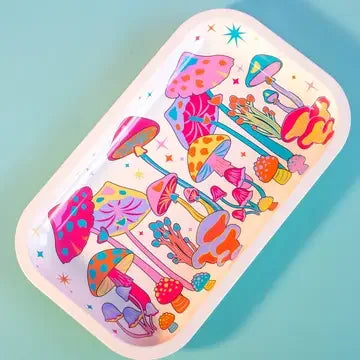Canna Style - Colorful Mushroom Rolling Tray